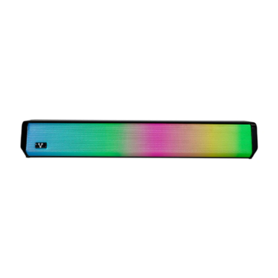 Bocina Vorago Bsp-320 Bluetooth / 5wx2 /  3.5mm / Usb / Iluminacion Rgb / Negro