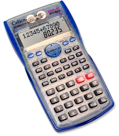 Calculadora celica cientifica 240 funciones azul