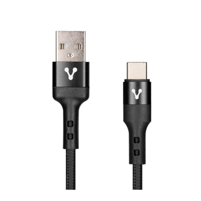 Cable Vorago Cab-128 Usb-Tipo C 3 Metros Carga Rapida Negro