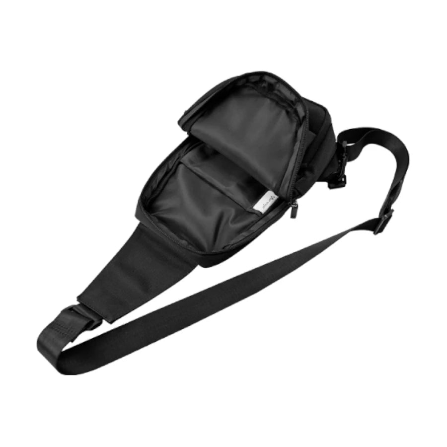 Mochila Pechera Cruzada Vorago Cb-300 Polyester Negra