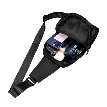 Mochila Pechera Cruzada Vorago Cb-300 Polyester Negra