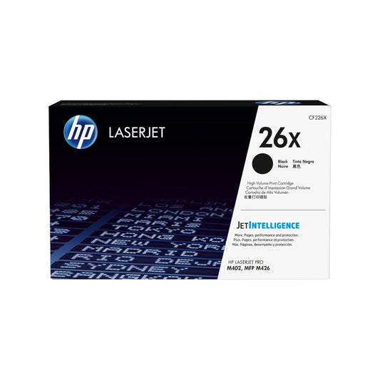 Toner hp 26x negro alto rendimiento