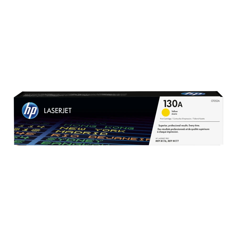 HP Cartucho de tóner original LaserJet 130A amarillo (CF352A)