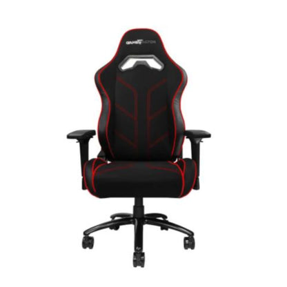 Silla Game Factor CGC600 Tela Reclinable con Descansa Brazos 4D Estrella Metálica Color Rojo-Negro