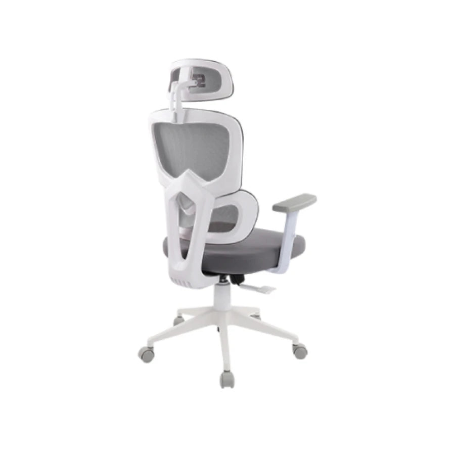 Silla Vorago Start The Game Cgm400 Mesh / Reclinable / Descansa Brazos 1d / Blanca