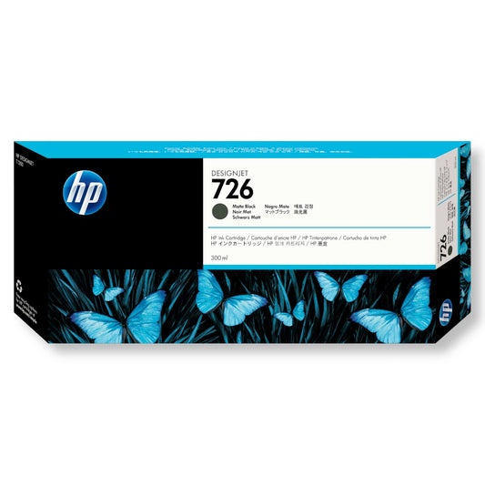 Cartucho de Tinta Original HP 726 Negro Mate 