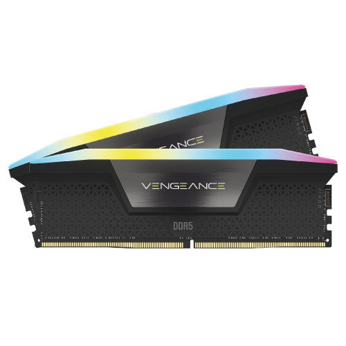 Memoria RAM Corsair Vengeance RGB 32GB (2x16GB) DDR5 6000Mhz DIMM XMP AMD EXPO Gris CL30