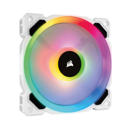 Ventilador para Gabinete Corsair LL120 RGB 120mm Dual Light LED RGB 2200RPM +/- 10% Blanco