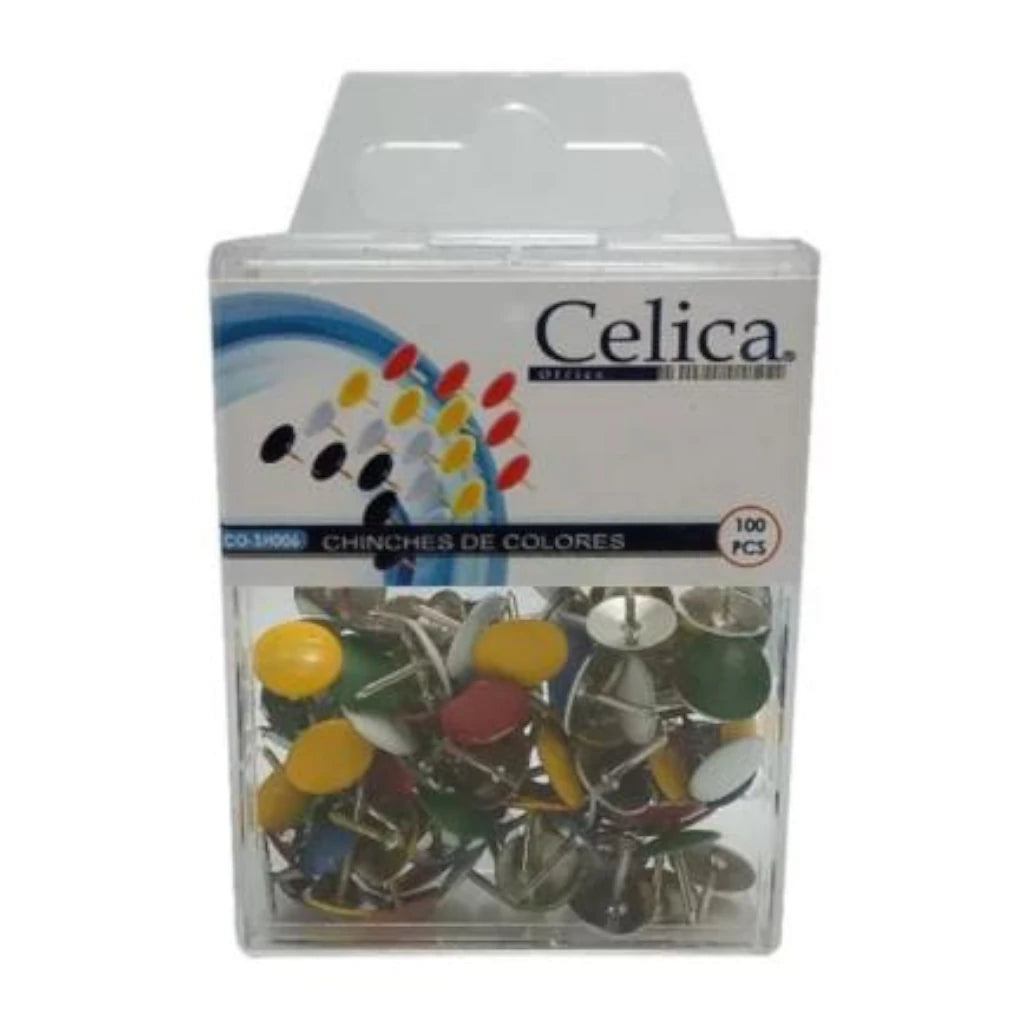 Chinches de Colores Celica Caja C/100