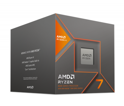 Procesador AMD Ryzen 7 8700G 4.2GHz 16MB 65W S AM5 Octa Core con Graficos con Disipador