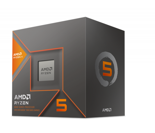 Procesador AMD Ryzen 5 8600G 4.3GHz 16MB 65W S AM5 Hexa Core con Graficos con Disipador