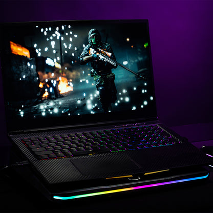 Base Enfriadora para Laptop Cooler Master Notepal X150 Spectrum RGB hasta 17" USB-C 1xFan 1000 RPM Color Negro
