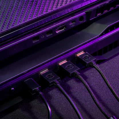 Base Enfriadora para Laptop Cooler Master Notepal X150 Spectrum RGB hasta 17" USB-C 1xFan 1000 RPM Color Negro