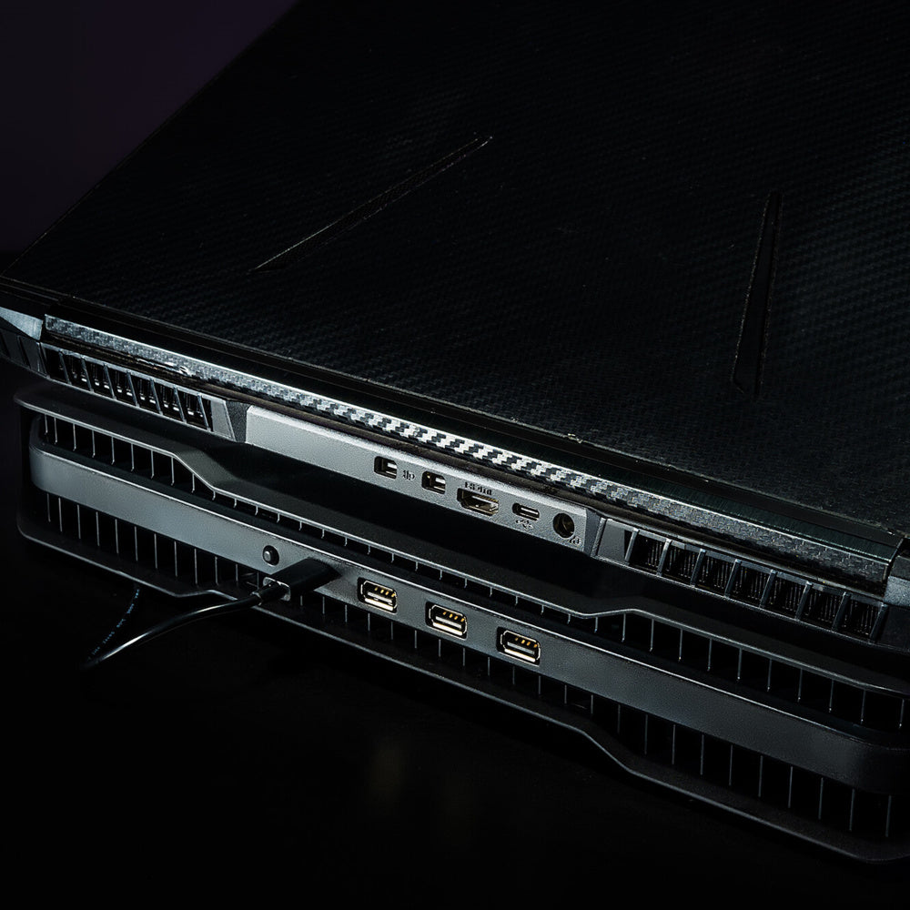 Base Enfriadora para Laptop Cooler Master Notepal X150 Spectrum RGB hasta 17" USB-C 1xFan 1000 RPM Color Negro