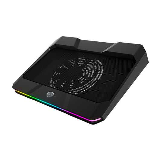 Base Enfriadora para Laptop Cooler Master Notepal X150 Spectrum RGB hasta 17" USB-C 1xFan 1000 RPM Color Negro