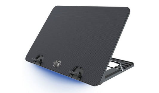 Base Enfriadora para Laptop Cooler Master ErgoStand lV Led Azul hasta 17" Micro USB 1xFan 700-1400 RPM Color Negro