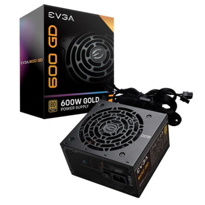 Fuente de Poder EVGA GD 600W 80 Plus Gold ATX 12V 24 pin Fan 120mm Negro