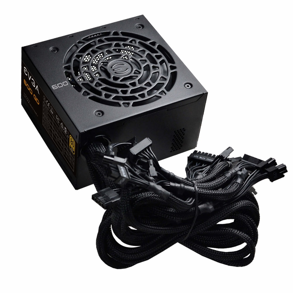 Fuente de Poder EVGA GD 600W 80 Plus Gold ATX 12V 24 pin Fan 120mm Negro