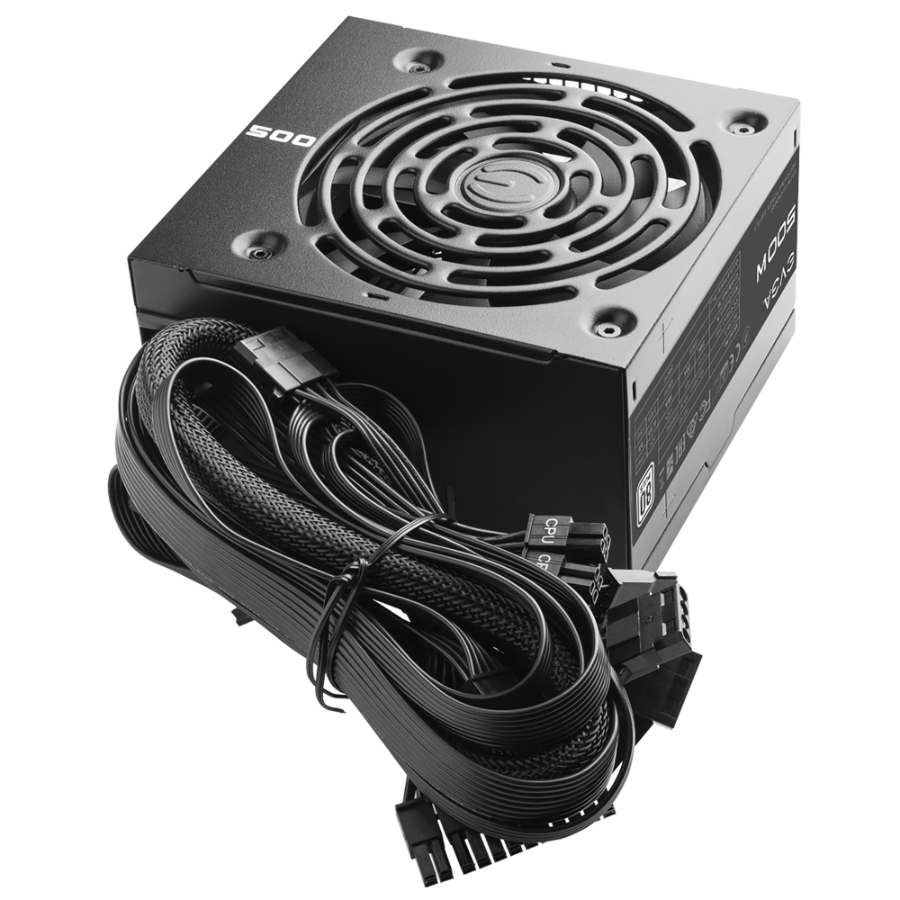 Fuente de Poder EVGA W1 500W 80 Plus White ATX 12V 24 pin Fan 120mm Negro