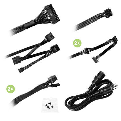 Fuente de Poder EVGA GE 600W 80 Plus Gold ATX 12V Eco Mode 24 pin Fan 120mm Negro