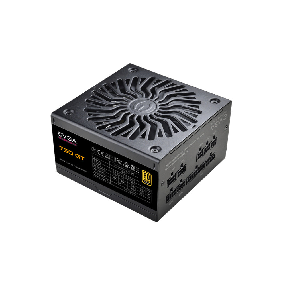 Fuente de Poder EVGA SuperNova 750W GT 80 Plus Gold ATX 12V Eco Mode Full Modular 24 pin Fan 135mm Negro