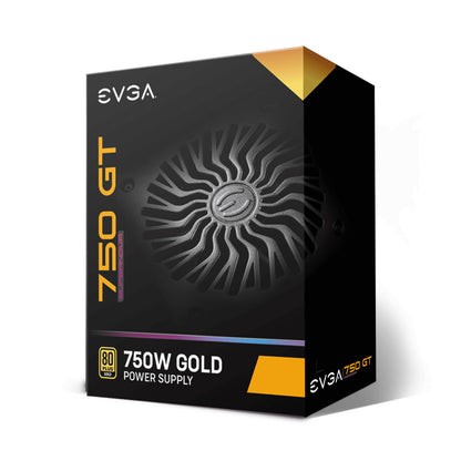 Fuente de Poder EVGA SuperNova 750W GT 80 Plus Gold ATX 12V Eco Mode Full Modular 24 pin Fan 135mm Negro