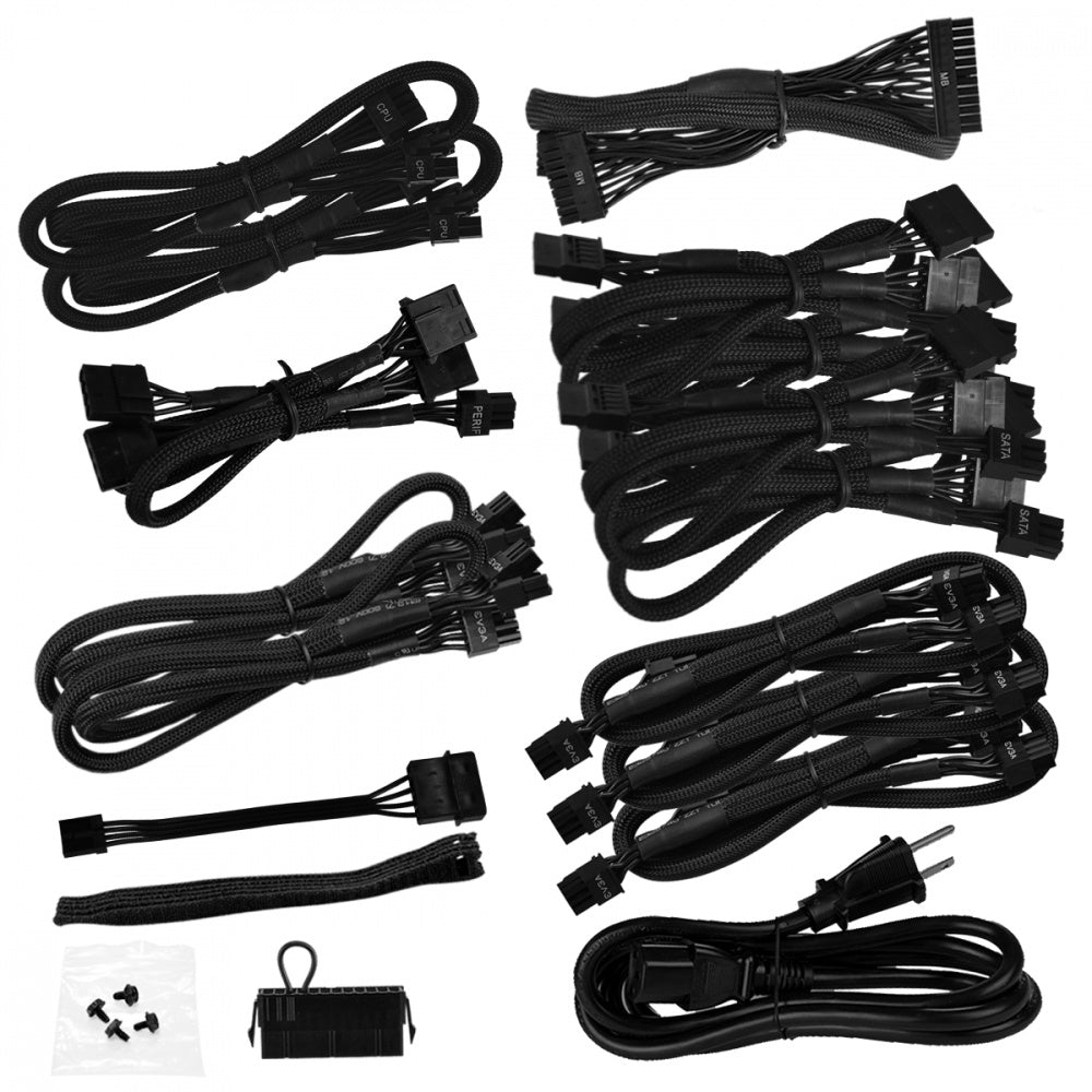 Fuente de Poder EVGA SuperNova 1000W GT 80 Plus Gold ATX 12V Full Modular 24 pin Fan 135mm Negro