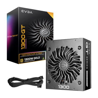 Fuente de Poder EVGA SuperNova 1300W GT 80 Plus Gold ATX 12V Full Modular 24 pin Fan 135mm Negro