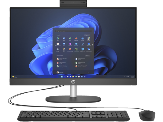 ALL IN ONE HP ProOne 245 23.8 inch G10 Desktop PC 23.8 AMD Ryzen 5 7520U 256GB SSD 8GB Windows 11 Pro Standard 1/1/1