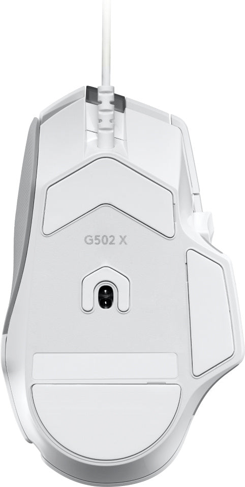 Mouse Logitech G502 X Gaming Hero Alambrico USB Color Blanco