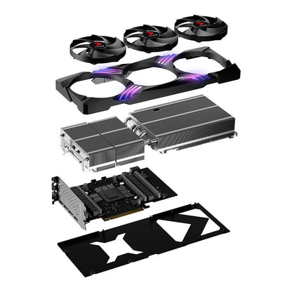 Tarjeta de Video PNY XLR8 Gaming Verto GeForce RTX4080 Super OC 16GB EPIC-X ARGB Triple Fan GDDR6X PCIe 4.0 1xHDMI 3xDP