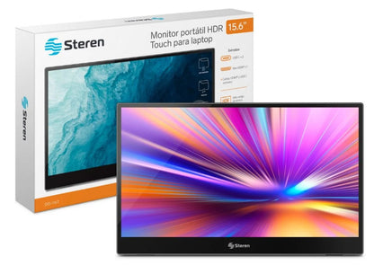 Monitor Steren Portatil Touch 15.6 Pulgadas