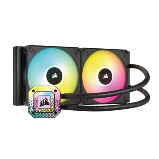Enfriamiento Líquido Corsair para CPU iCUE H115i Elite Capellix XT 280mm RGB Compatible S 1200 1700 AM4 AM5 Color Negro