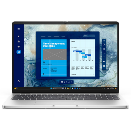 Laptop Dell Pro 16 Touch AMD RYZEN 7-350 IA COPILOT+ 32GB RAM 1TB SSD Lector de Huella Win 11 Pro 3Y PROSUPPOR PLUS