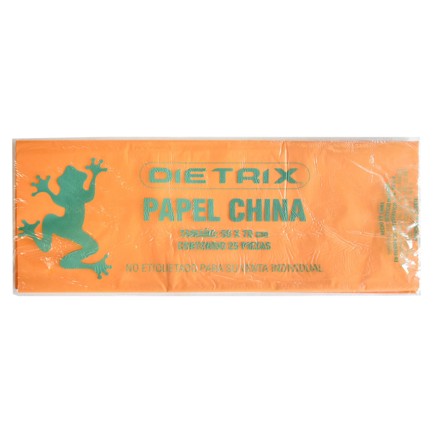 Papel de China Dietrix 50x70cms Naranja Paquete con 25 Hojas