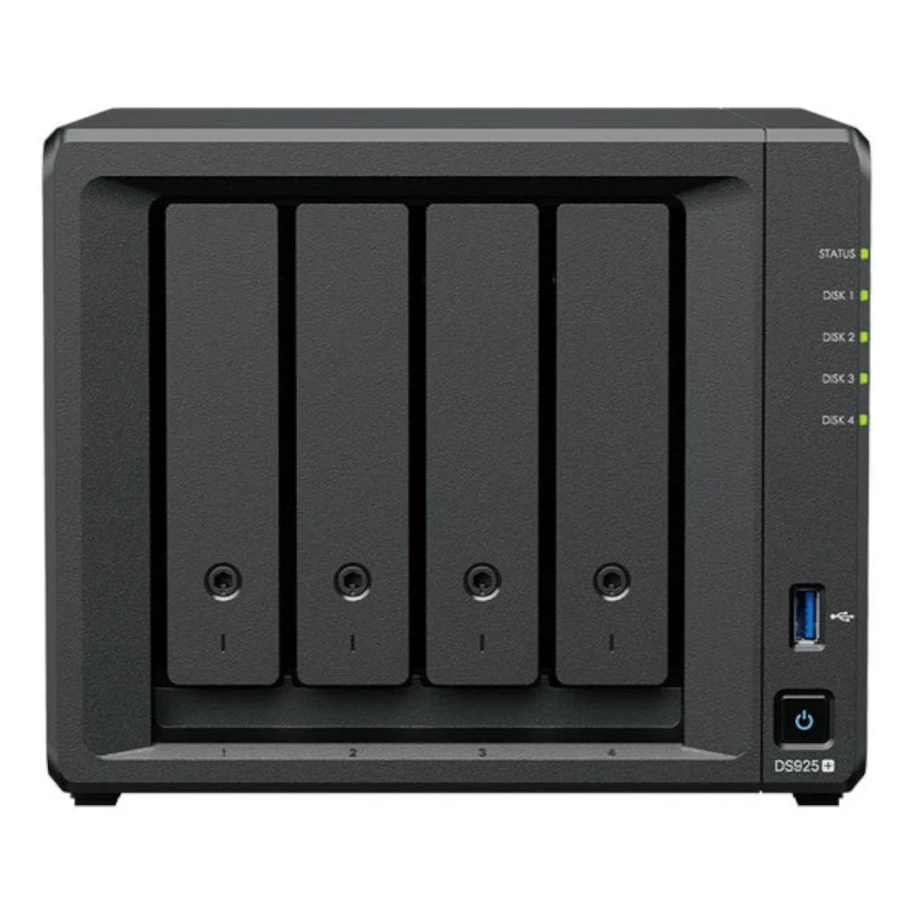 Servidor NAS Synology DS925+ de 4 Bahías AMD Ryzen 4GB RAM | Venpli
