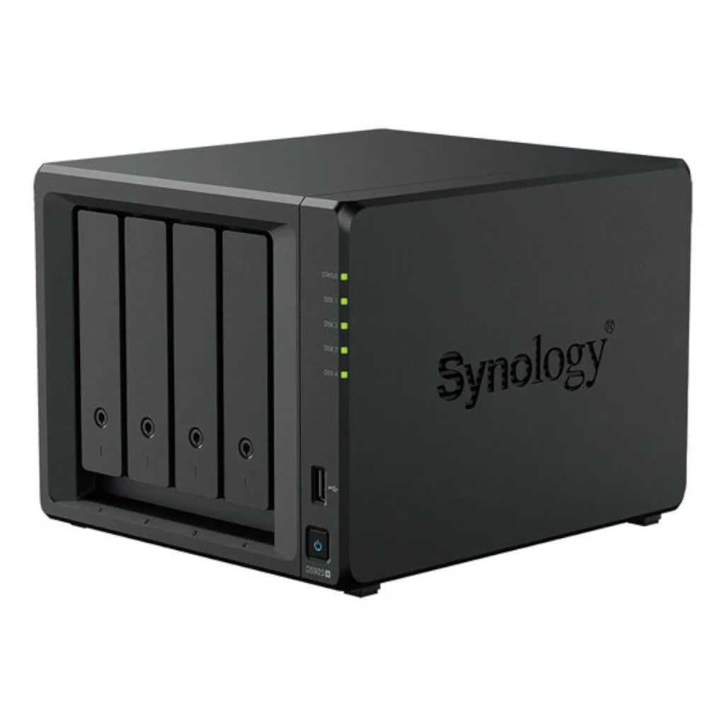 Servidor NAS Synology DS925+ de 4 Bahías AMD Ryzen 4GB RAM | Venpli