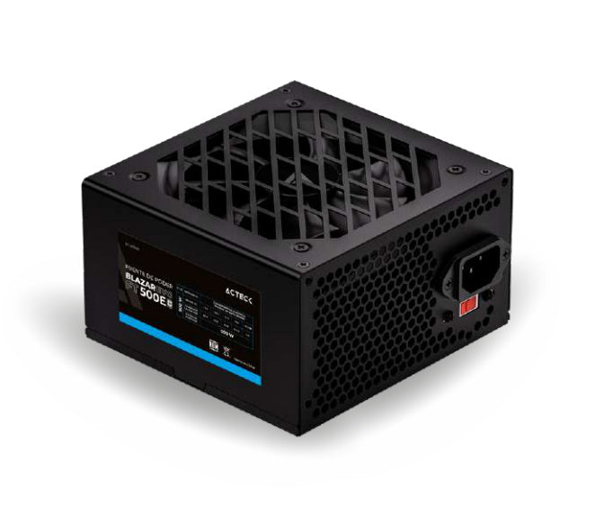 Fuente de Poder Blazar Evo FT500E ATX 500W / 1X20 4 pin 1xAtx 4 3xSata 2xMolex 4 pin Negro
