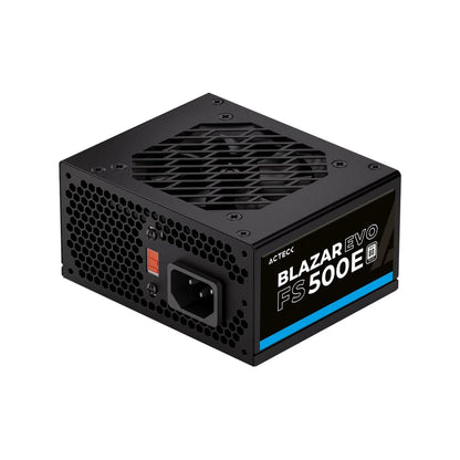 Fuente de Poder Acteck Blazar Evo FS500E SFX 500W 1x20+4 pin + 1xAtx 4 + 2xSata 2xMolex 4 pin Negro
