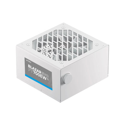 Fuente de Poder Acteck Blazar Evo FT700EW ATX 700W 1x20+4 pin + 1xEps 4+ pin 4 + 2xPcie 6+2 pin + 3xSata + 2xMolex 4 pin Blanco