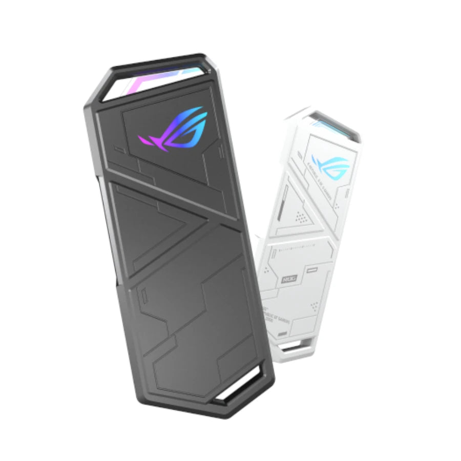 Enclusure para SSD Asus ROG Strix Arion M.2 2280/2260/2242/2230 USB 3.2 Tipo C Windows MAC Android Black ARGB
