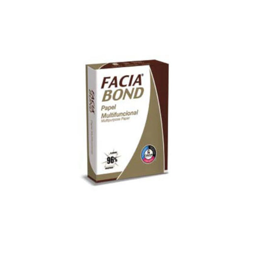 Papel Cortado Facia Oficio Americano 75Grs 99% Blancura 21.6x35.7 cm 8.5x14" C/5000 Hojas
