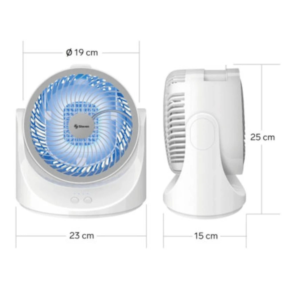 Ventilador Steren C/ Enfriador De Aire