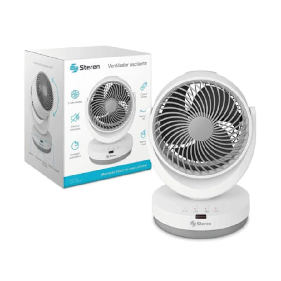 Ventilador Steren Oscilador Para Escritorio