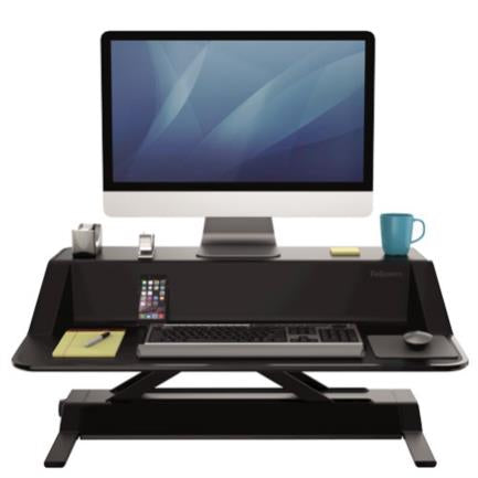 Estación de Trabajo Fellowes Lotus Sit-Stand Color Negro