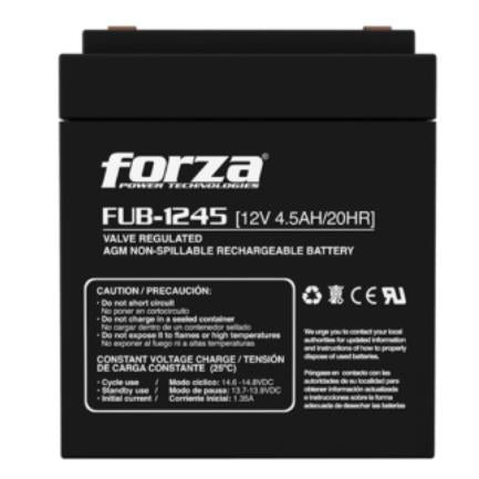 Batería Forza FUB-1245 12V 4.5A Recargable