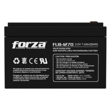 Batería Forza FUB-1270 12V 7A Recargable