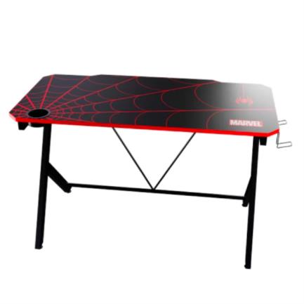 Escritorio para Videojuegos de un Nivel Marvel Spider-Man Xtech Rojo y Negro Soporte Máximo de hasta 40kg 120.1x60x76cm