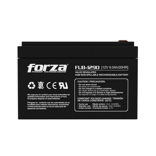 Batería Forza FUB-1290 12V 9A Recargable