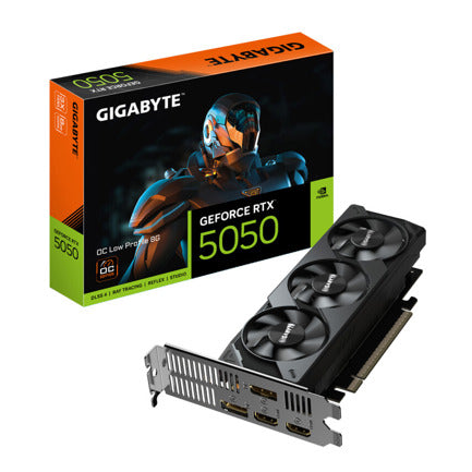 Tarjeta de Video Gigabyte NVIDIA GeForce RTX 5050 OC Low Profile 8GB GDDR6 PCI Express 5.0